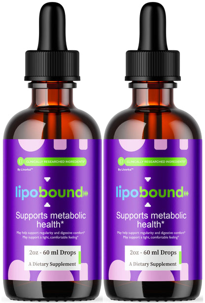 Lipobound Drops (2 Pack) – Advanced Liquid Formula for Daily Wellness