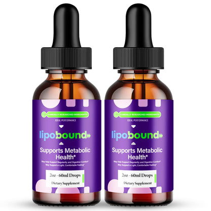 Lipobound Drops - Official Lipobound Droppers | Maximum Strength Keto Liquid (2 Pack)