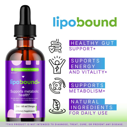 Lipobound Drops (2 Pack) – Advanced Liquid Formula for Daily Wellness