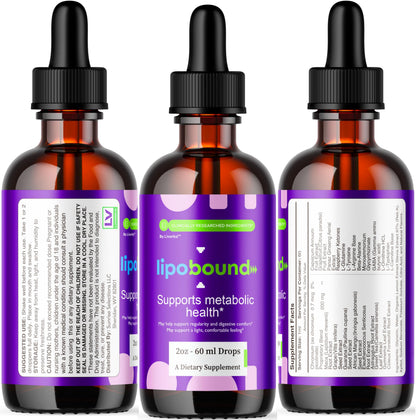 Lipobound Drops (2 Pack) – Advanced Liquid Formula for Daily Wellness