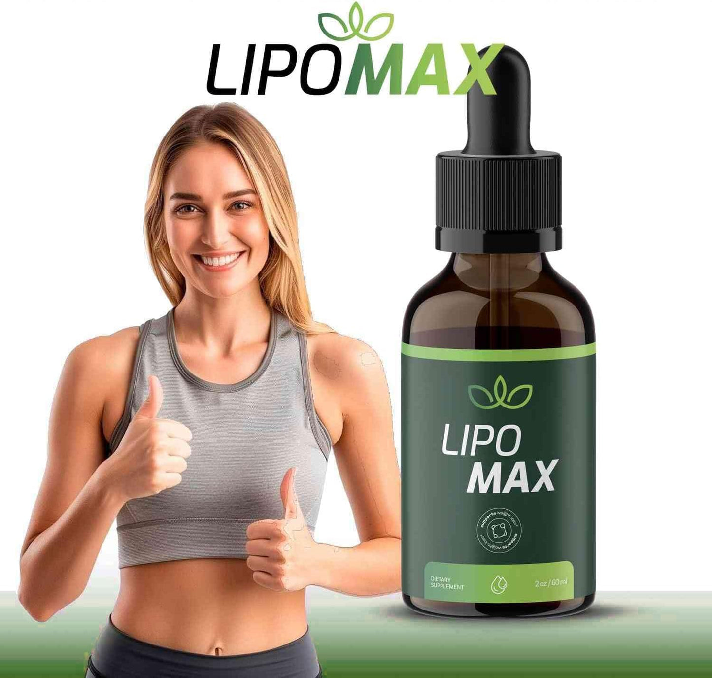 Lipo Max Drops | Premium Liquid Drops for Natural Support - 1 Month Supply