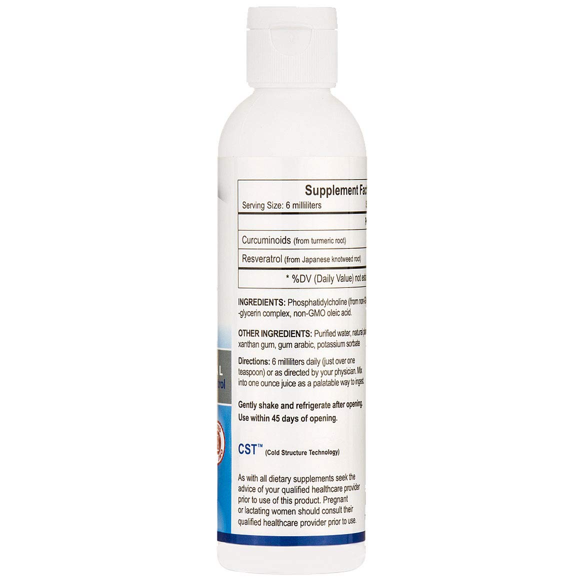 Liposomal Structured Curcumin/Resveratrol, 6 fl.oz