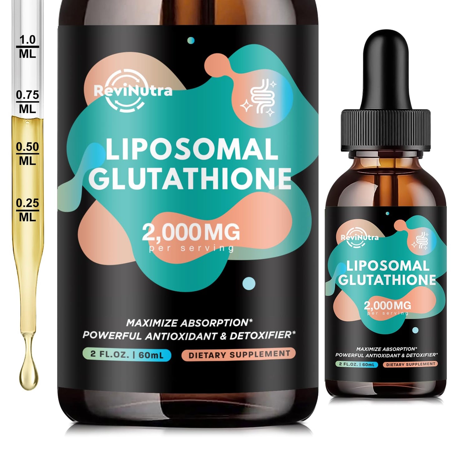 Liposomal Glutathione 2000mg Liquid Drops – Immune & Skin Health