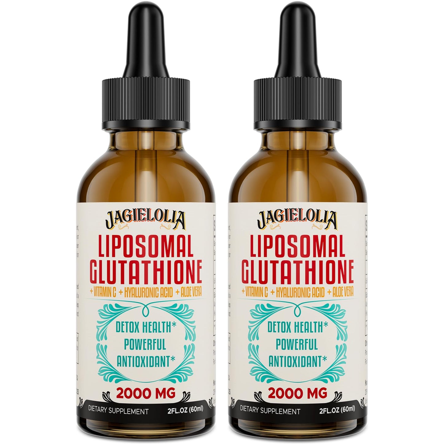 Liposomal Glutathione Liquid 2000MG – Antioxidant Detox, Vegan | 4 FL.OZ