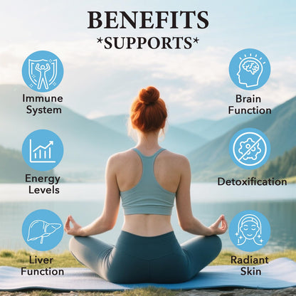 Liposomal Glutathione Softgels - Enhanced Absorption | L-Glutathione, Immune Support, Liver Detox | 60 Softgels