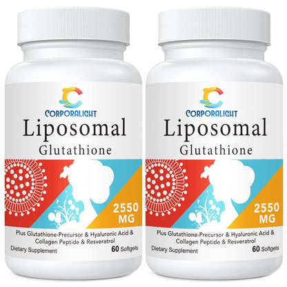 Liposomal Glutathione Softgels - Enhanced Absorption, Immune & Liver Support (Gluten Free, 120 Softgels)