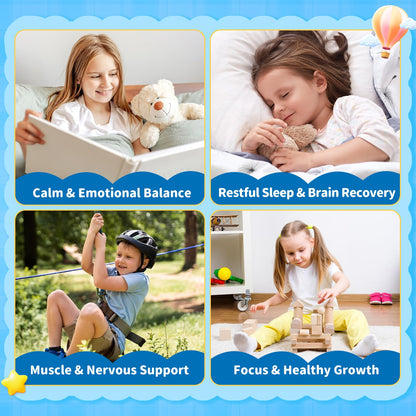Liposomal L-Theanine Drops – Calm, Focus & Sleep for Kids & Adults | Strawberry Flavor