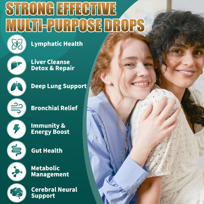 Liposomal Lymph-Liver-Lung Cleanse Drops 2500mg – Immune Support (2 oz)