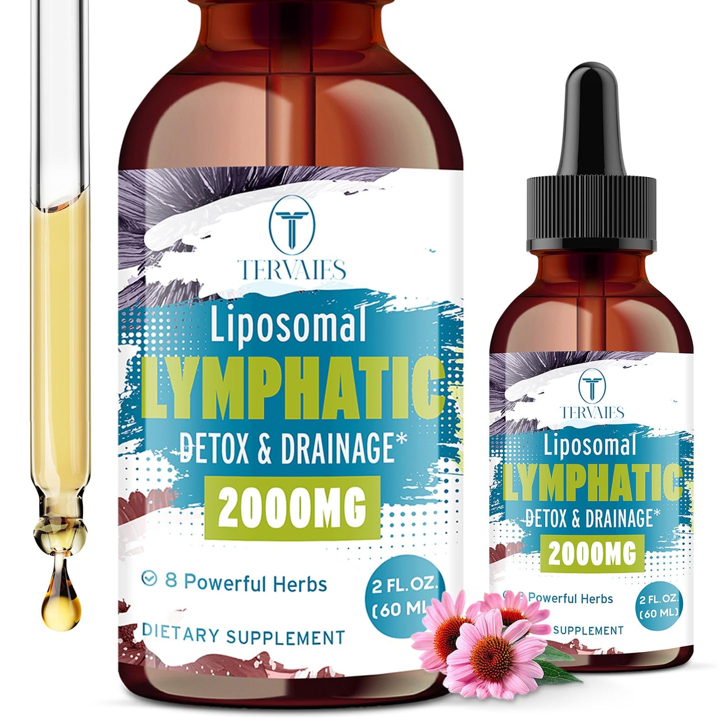 Liposomal Lymphatic Drops – Herbal Blend with Elderberry & Echinacea (2 FL OZ)