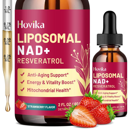 Liposomal NAD+ 1200mg with Resveratrol & Black Pepper - 2 oz