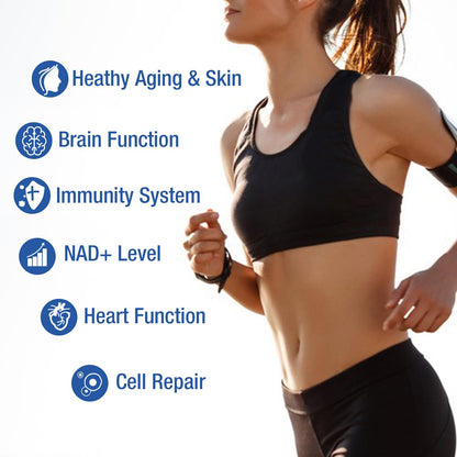 DUCRKACS NAD Supplement – NAD+ NR + Resveratrol for Energy & Anti-Aging