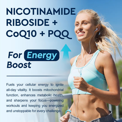 Liposomal NAD+ Liquid – NR, PQQ, Resveratrol, CoQ10 (Strawberry) 2 oz