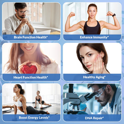 GZ HAOYUAN Liposomal NAD+ Supplement – Cellular Energy & Healthy Aging (90 Softgels)