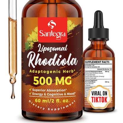 57,000 MG Liposomal Rhodiola Rosea with Ashwagandha – High-Absorption Liquid (60 ml)