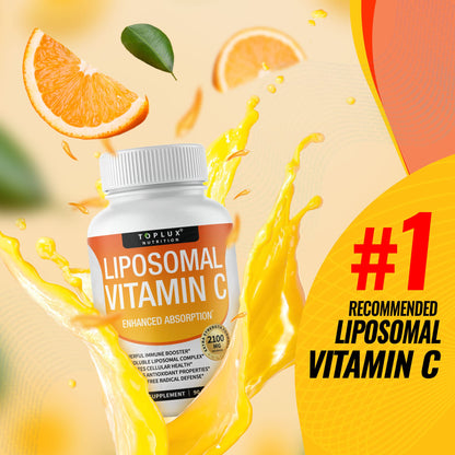 Liposomal Vitamin C 2100mg – High Absorption Immune Support | Vegan