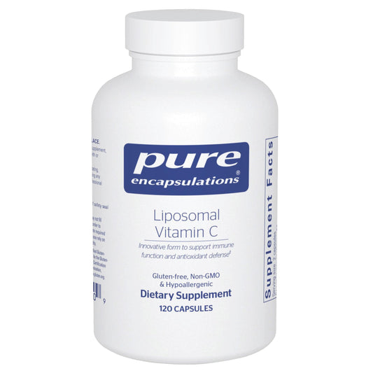 Pure Encapsulations Liposomal Vitamin C – Immune Support (120 Capsules) BritishVita | Premium UK Vitamins & Wellness Supplements