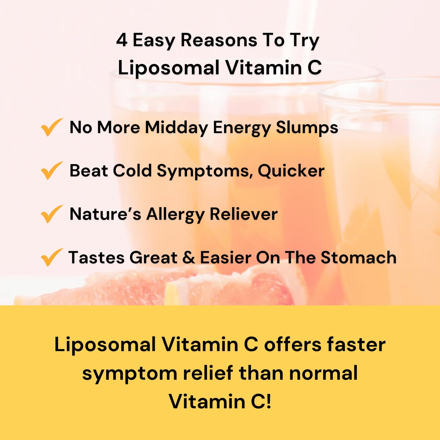 Revitalize Wellness Liposomal Vitamin C 1,000 mg - Pure, Corn Free, GMO-Free, 30 Servings