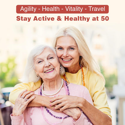 Liposomal Multivitamin for Women 50+ - Iron-Free 120 Capsules | CoQ10 & Bone Health