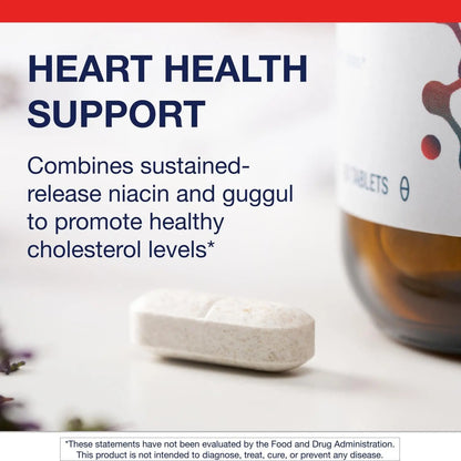 Metagenics Lipotain - Non-Flush Niacin & Guggul Extract (60 Tablets) | Supports Healthy Blood Lipids BritishVita | Premium UK Vitamins & Wellness Supplements