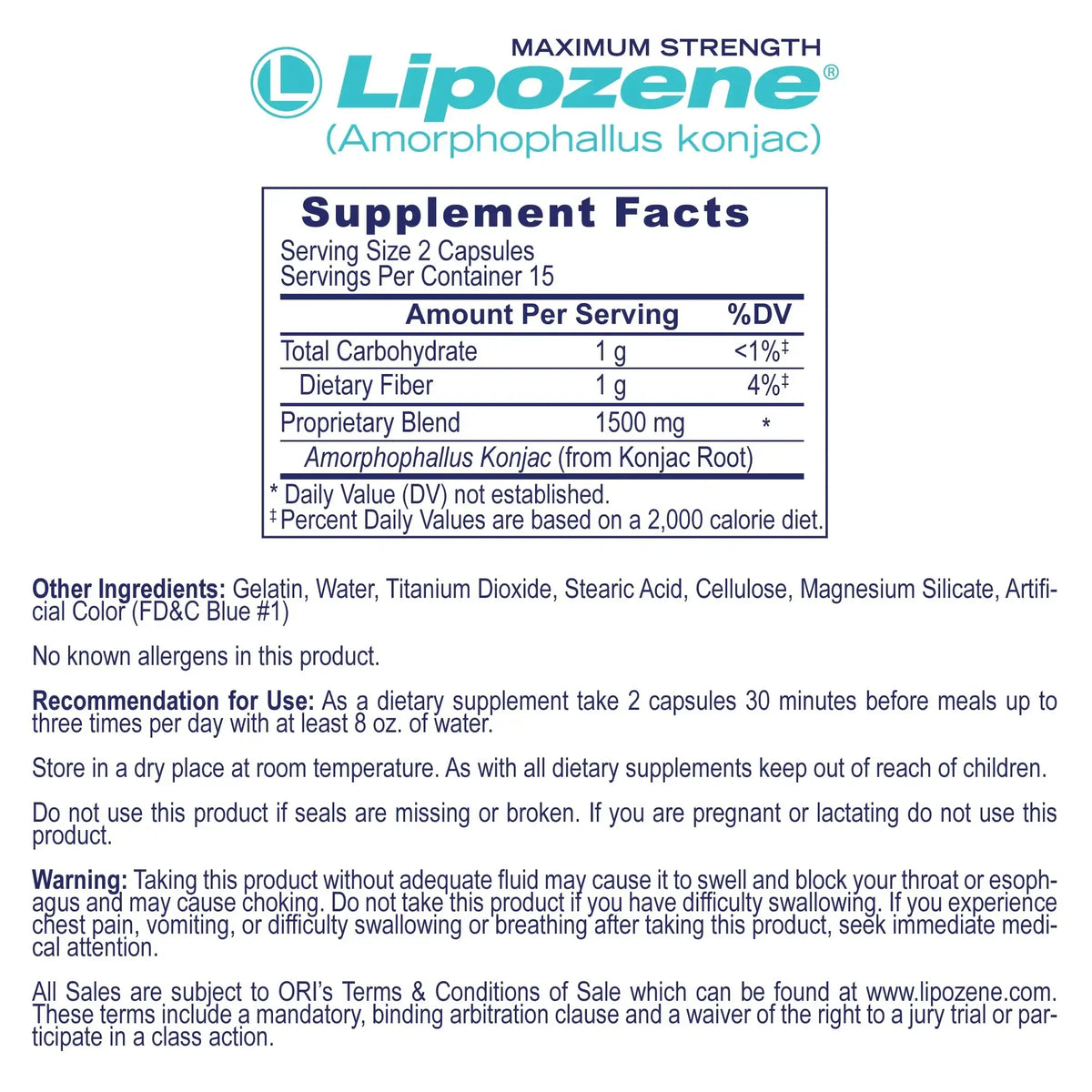 Lipozene Diet Pills – 4 Bottles (120 Capsules) Fiber-Based Appetite Control BritishVita | Premium UK Vitamins & Wellness Supplements