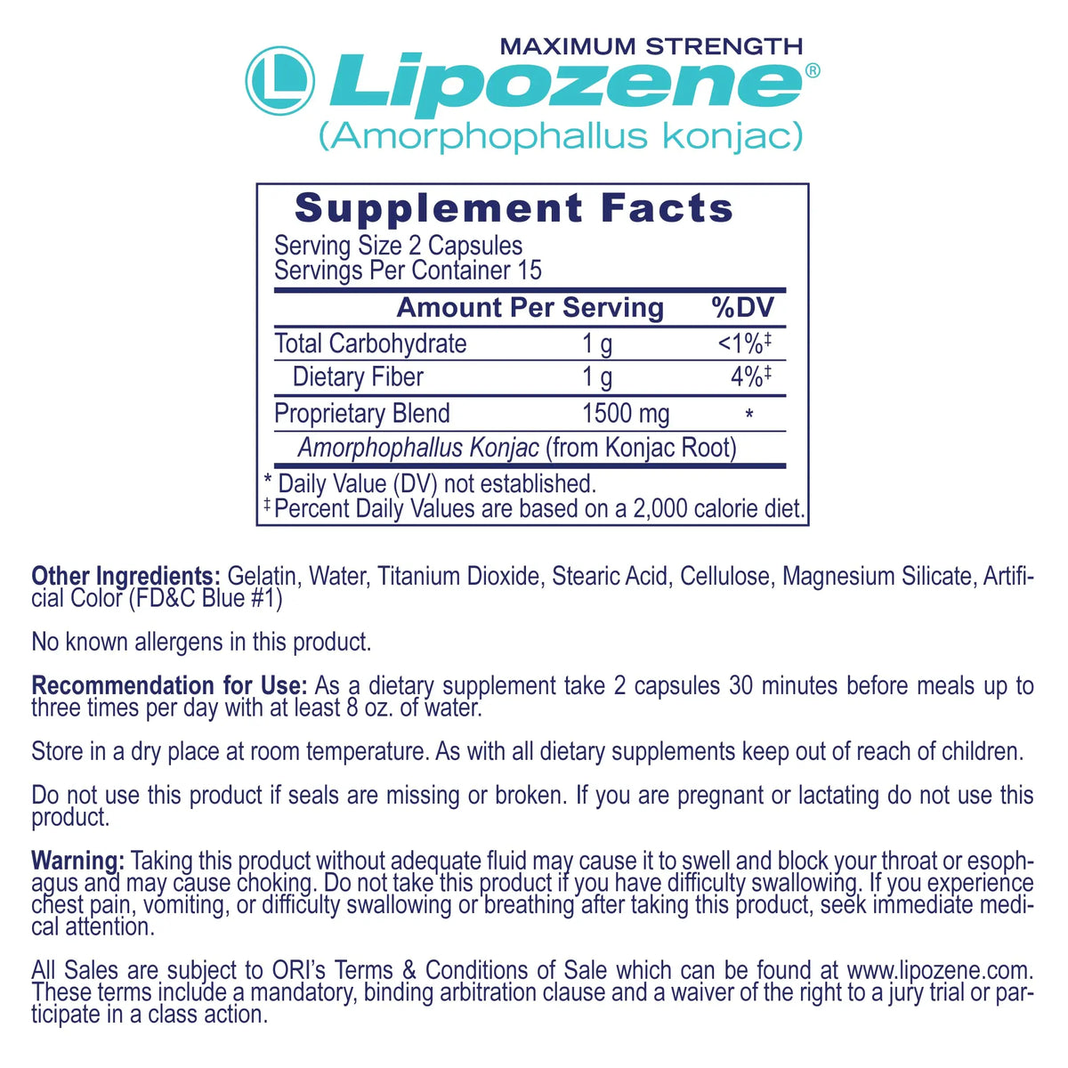 Lipozene Diet Pills – 4 Bottles (120 Capsules) Fiber-Based Appetite Control BritishVita | Premium UK Vitamins & Wellness Supplements