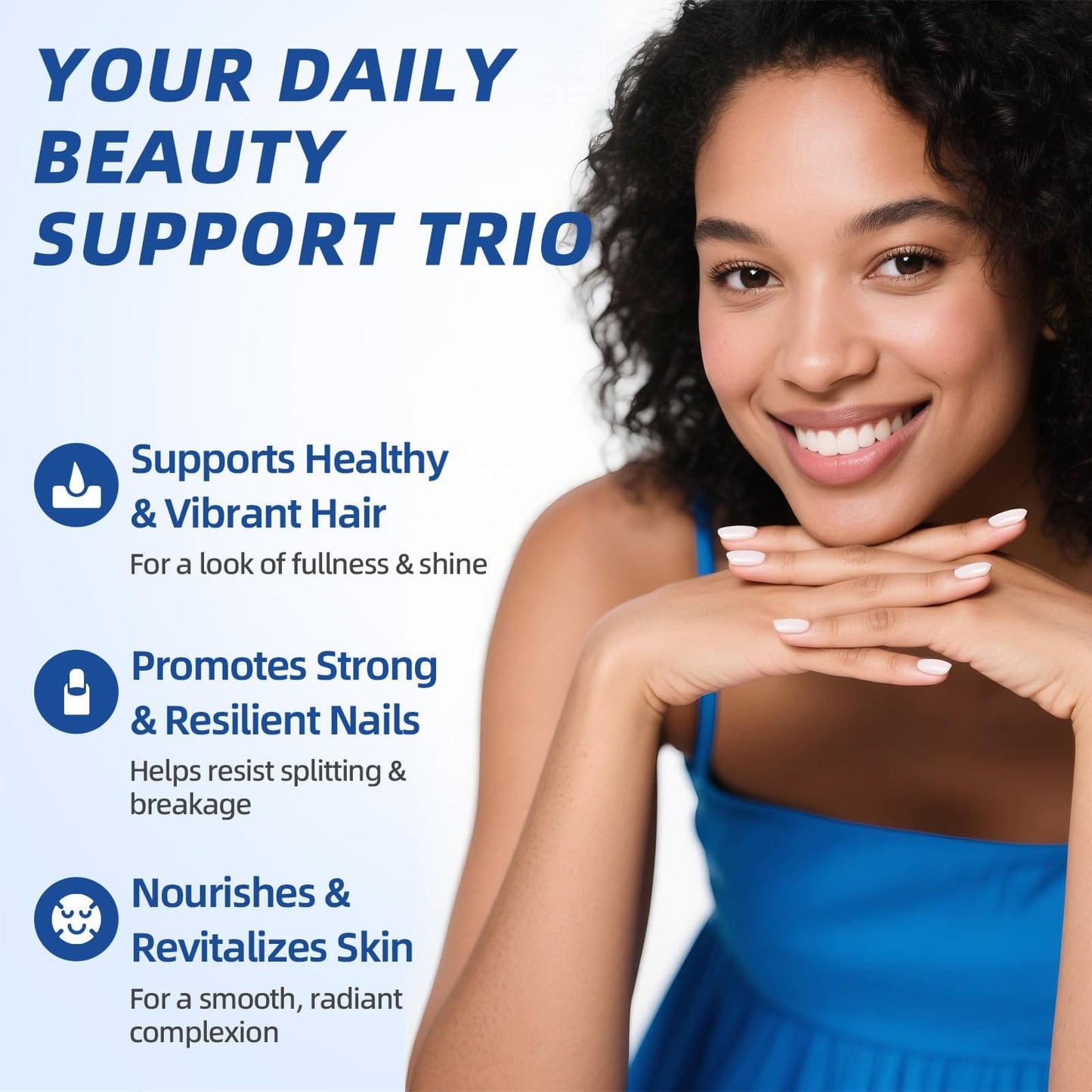 Liquid Biotin & Collagen Drops 20,000mcg – Hair Growth Vitamin for Women & Men | Glowing Skin & Nails – 2 Fl Oz