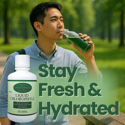 Liquid Chlorophyll 16oz. | Natural Mint Flavor | Immune Health | Intestinal Support