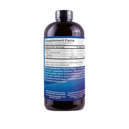 Liquid Folic Acid 800 MCG, 8 oz - Dr's Advantage