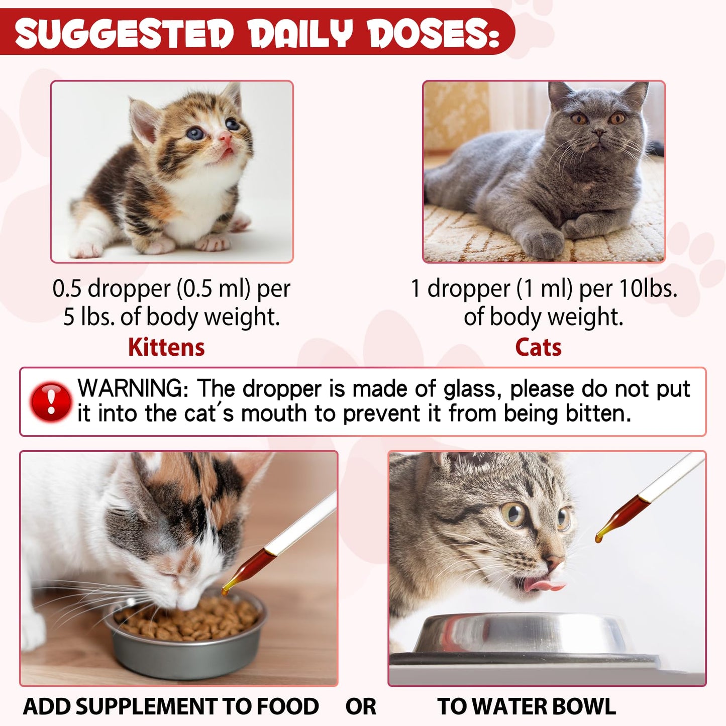 Liquid Iron Drops for Cats - Supports Anemia, Energy & Vitality (Caramel Flavor) 2 fl oz