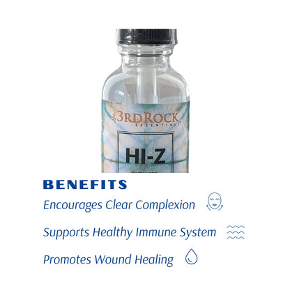 3rd Rock Essentials HI-Z Zinc Immune Support – Liquid Zinc Supplement (1 oz, 120 Servings)