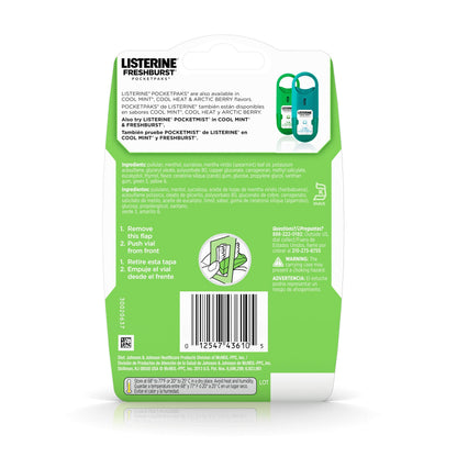 Listerine Freshburst Pocketpaks – Mint Breath Strips (24 Strips)