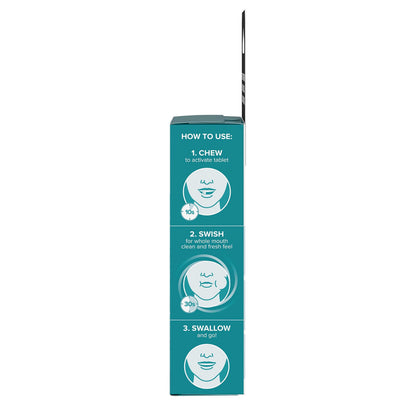 Listerine Ready! Tabs Chewable Tablets - Clean Mint, 24 Count | Fresh Breath On The Go