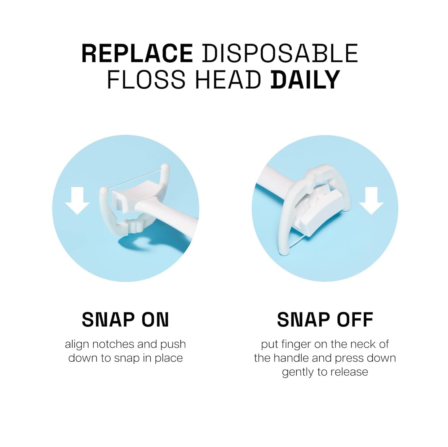 Listerine Ultraclean Access Flosser Refills – Mint, 28 Count (Pack of 3) – Snap-On Heads