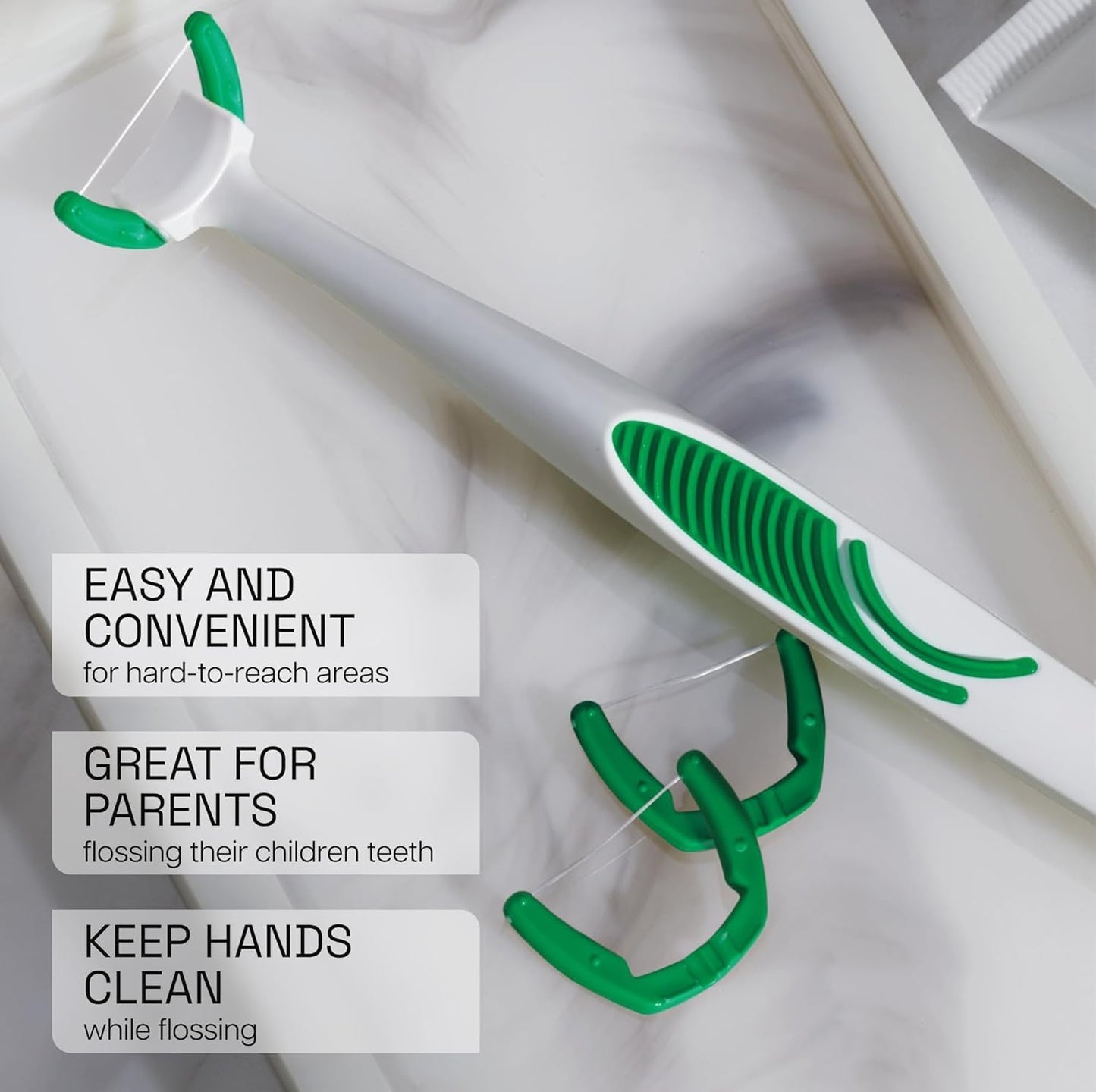 Listerine Ultraclean Access Flosser Refill Heads – Mint (28 Count) Pack of 3