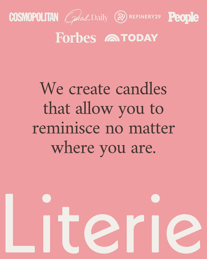 Literie Emily in Paris Inspired Candle: Berets & Bouquets — Poppies & Rose, 9oz, 50-Hour Burn