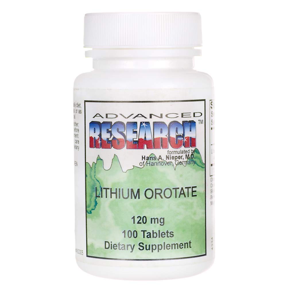 Lithium Orotate 100 Tabs | Advanced Research