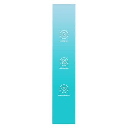 Litlcutie Mouth Guard for Grinding Teeth at Night – 4 Pack, 2 Sizes, Spearmint Green
