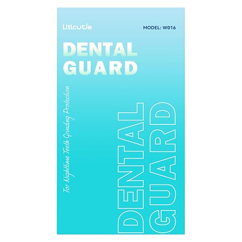 Litlcutie Mouth Guard for Teeth Grinding at Night - 4 Pack / 2 Sizes Moldable Dental Guard
