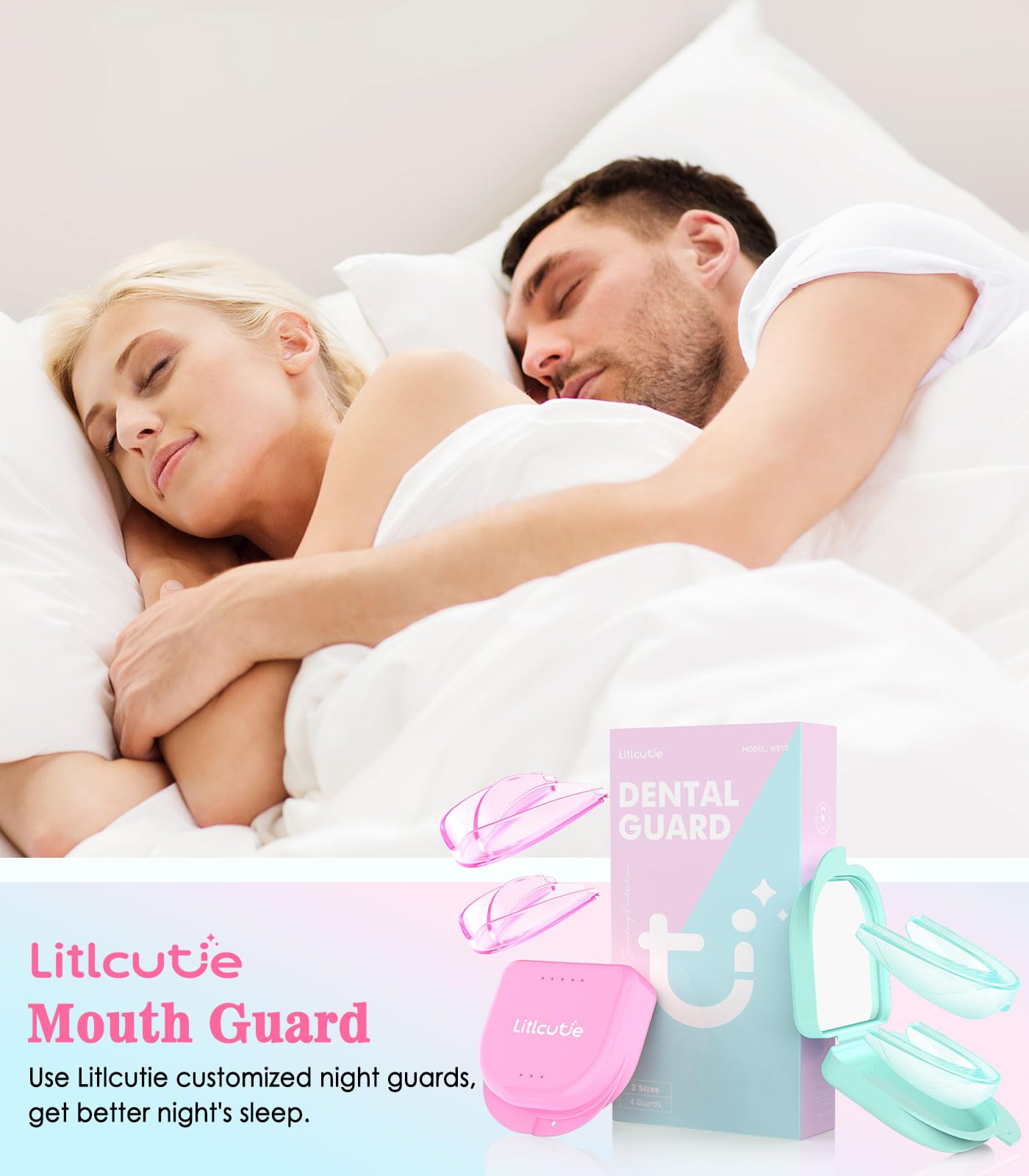 Litlcutie Teeth Grinding Mouth Guard at Night 2 Color