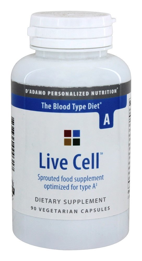 D'Adamo Personalized Nutrition - Live Cell A 90 vcaps | Sprouted Nutrition for Type A