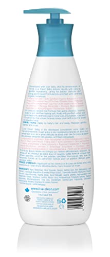 Live Clean Baby Tearless Shampoo & Wash – Organic, Eco-Friendly, 750 ml