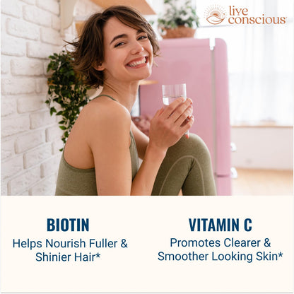 Live Conscious Beyond Collagen Multi Collagen Powder – Types I, II, III, V & X | Keto Friendly 2-Pack