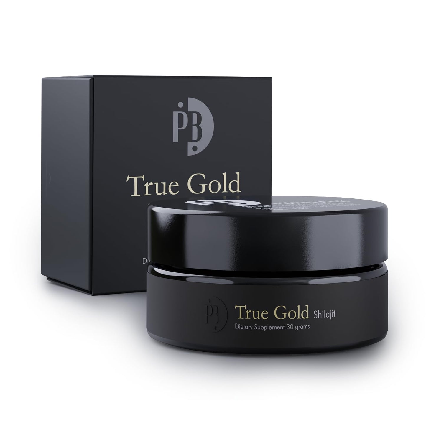 Pürblack Live Resin Pure Gold Shilajit – Organic Shilajit with 80+ Minerals | USA Made, 60 Servings