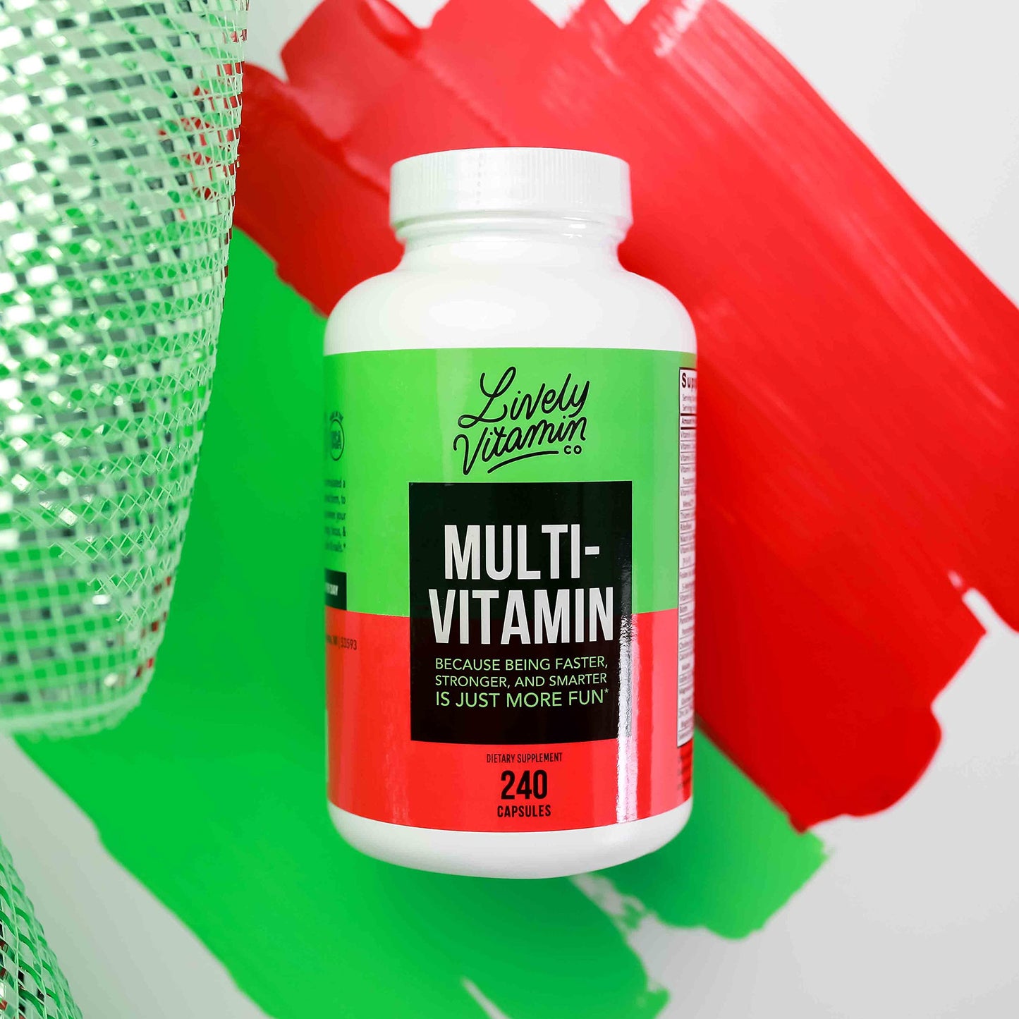 LIVELY VITAMIN CO. Multivitamin - 37 Vitamins & Minerals | 60 Vegetarian Capsules