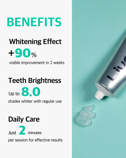 LiveOrals Whitening Toothpaste 3x80g – Fluoride-Free, Nano-Hydroxyapatite