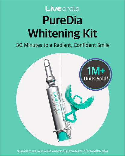 LiveOrals Whitening Set for Adults – Enamel-Safe Toothpaste & Ultra-Fine Bristle Toothbrush (Pack of 3)