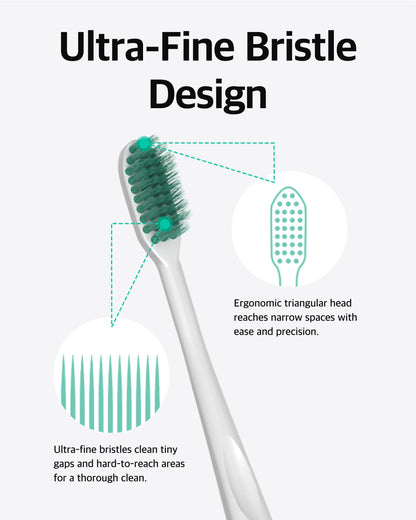LiveOrals Whitening Set for Adults – Enamel-Safe Toothpaste & Ultra-Fine Bristle Toothbrush (Pack of 3)