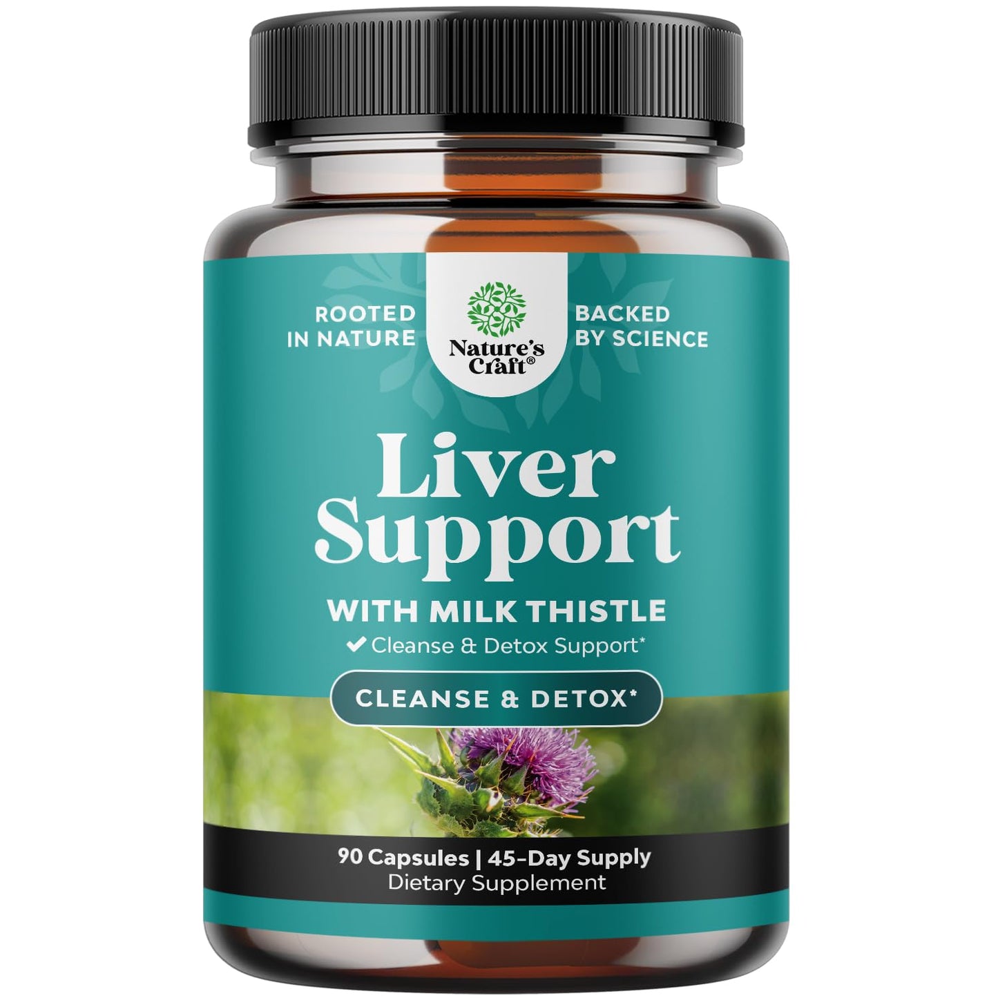 Liver Cleanse Detox & Repair 90 Capsules | Milk Thistle Liver Support