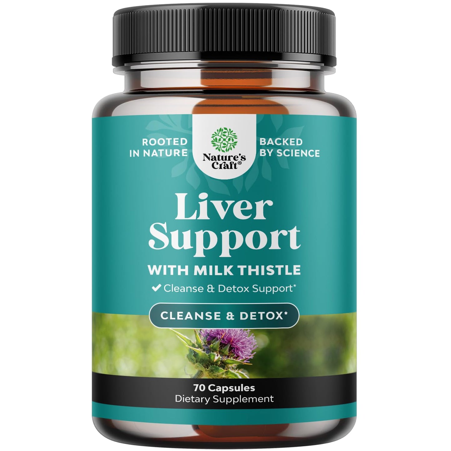 Liver Cleanse Detox & Repair - Milk Thistle Liver Support (70 Count)