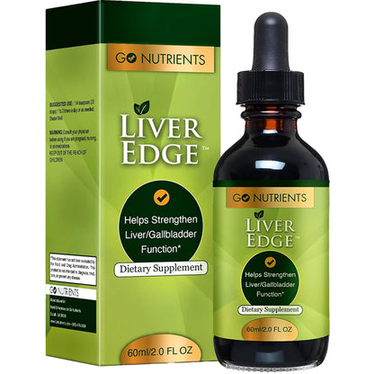 Go Nutrients Liver Edge – Organic Milk Thistle Liver Support Drops (2 oz)